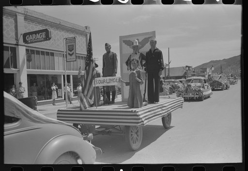 Untitled photo, possibly related to: Watching the Fourth of July parade. Vale, Oregon