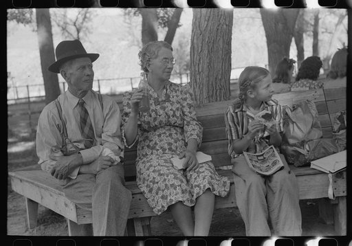 At the picnic grounds on the Fourth of July. Vale, Oregon