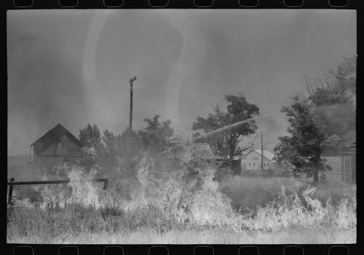 Untitled photo, possibly related to: Grass fire, Vale, Oregon