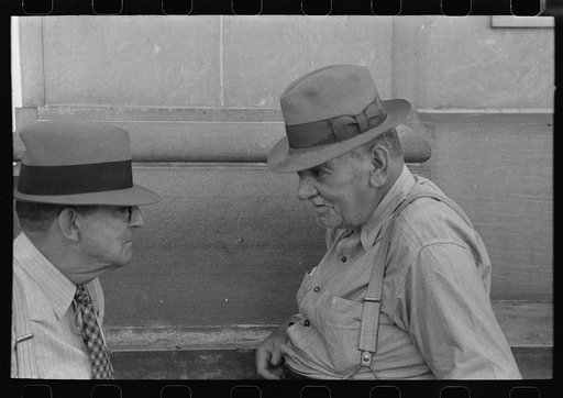 Untitled photo, possibly related to: In front of bank, Walla Walla, Washington