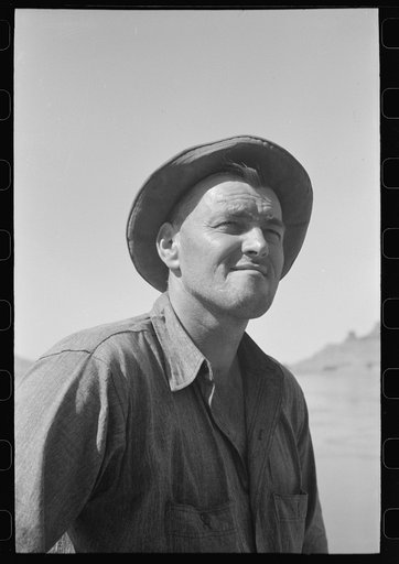 Untitled photo, possibly related to: Harvest hand in the wheat fields, Walla Walla County, Washington