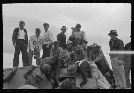Untitled photo, possibly related to: Beer party given by contractor at the Umatilla Ordnance Depot for employees. Hermiston, Oregon