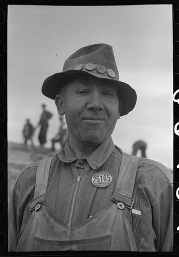 Untitled photo, possibly related to: Workmen at Umatilla Ordnance Depot, Hermiston, Oregon