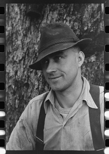 Untitled photo, possibly related to: Lumberjack, Long Bell Lumber Company, Cowlitz County, Washington