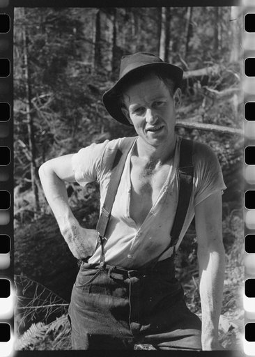 Lumberjack, Long Bell Lumber Company, Cowlitz County, Washington
