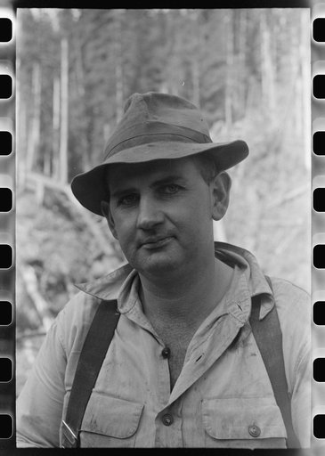 Untitled photo, possibly related to: Lumberjack, Long Bell Lumber Company, Cowlitz County, Washington
