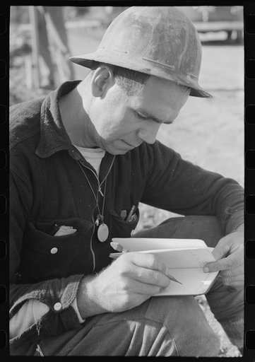 Untitled photo, possibly related to: Workman in surveying crew at Shasta Dam, Shasta County, California