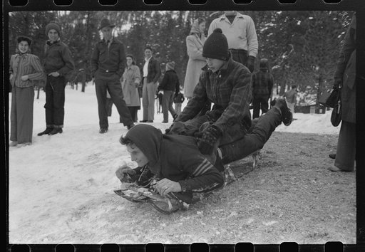 Untitled photo, possibly related to: Fun in the snow, Sequoia National Park, California