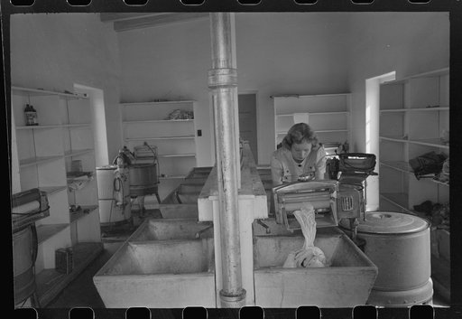 Untitled photo, possibly related to: Washday at the FSA (Farm Security Administration) Camelback Farms, Phoenix, Arizona