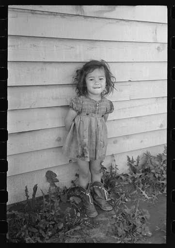 Untitled photo, possibly related to: Daughter of agricultural worker, Yuma County, Arizona