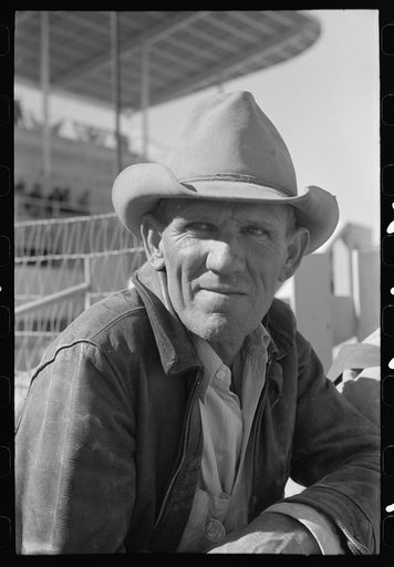 El Centro (vicinity), California. Cattleman at the Imperial County Fair