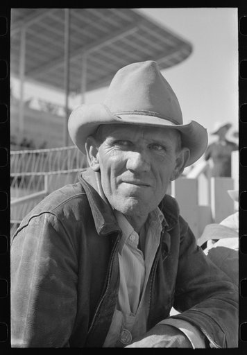 El Centro (vicinity), California. Cattleman at the Imperial County Fair