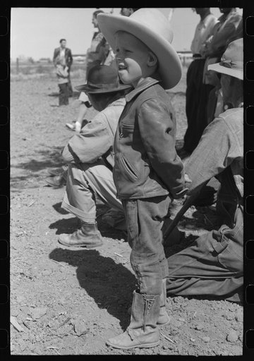 Untitled photo, possibly related to: At the annual field day of the FSA (Farm Security Administration) farmworkers community, Yuma, Arizona