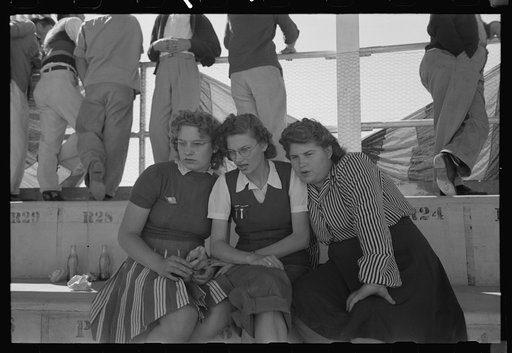 Girls at the Imperial County Fair, California