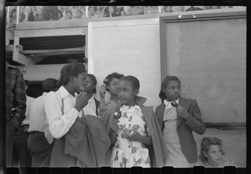 Girls at the Imperial County Fair, California
