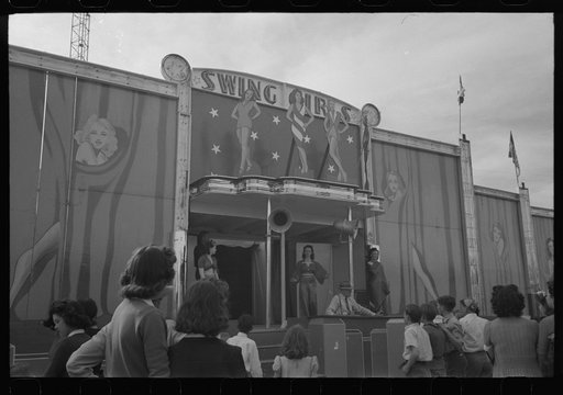 On the midway at the Imperial County Fair, California