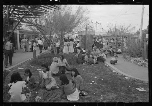 Untitled photo, possibly related to: El Centro (vicinity), California. On the midway at the Imperial County Fair