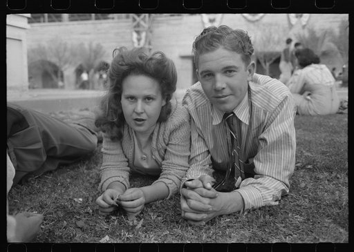 Young people at the Imperial County Fair, California