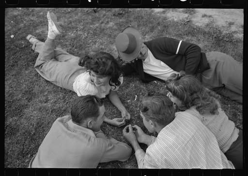 Untitled photo, possibly related to: El Centro (vicinity), California. Young people at the Imperial County Fair