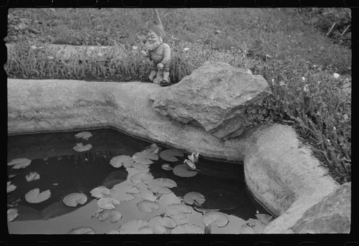 Garden ornament, West Newton, Massachusetts