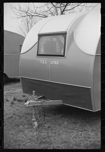 Washington, D.C. A demonstration of FSA (Farm Security Administration) trailers. Coupling attachment of a trailer