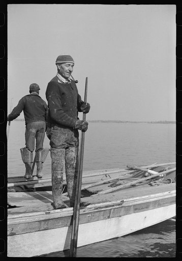 Untitled photo, possibly related to: Captain Stein, oysterman, Rock Point, Maryland