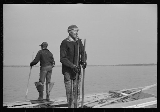 Untitled photo, possibly related to: Captain Stein, oysterman, Rock Point, Maryland