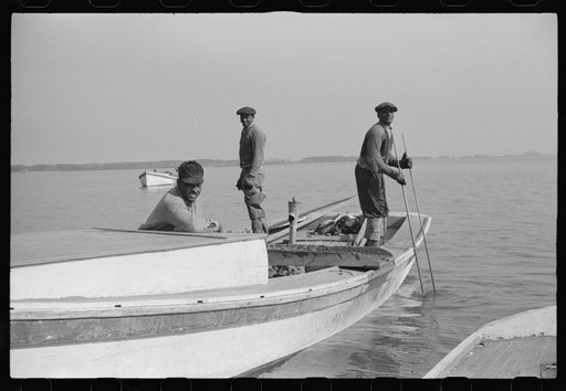 Untitled photo, possibly related to: Captain Stein, oysterman, Rock Point, Maryland