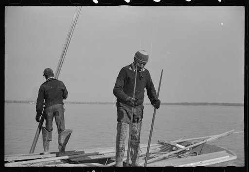 Untitled photo, possibly related to: Oyster tongers, Rock Point, Maryland