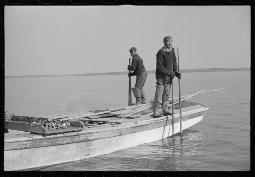 Untitled photo, possibly related to: Oyster tongers, Rock Point, Maryland