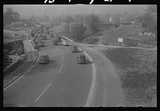 Untitled photo, possibly related to: Washington, D.C. Rock Creek Parkway during the construction