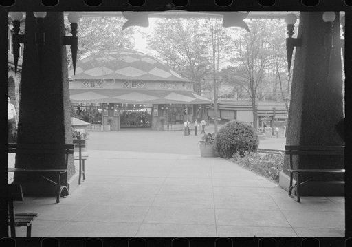 Glen Echo, Maryland. A view of the merry-go-round at Glen Echo Park