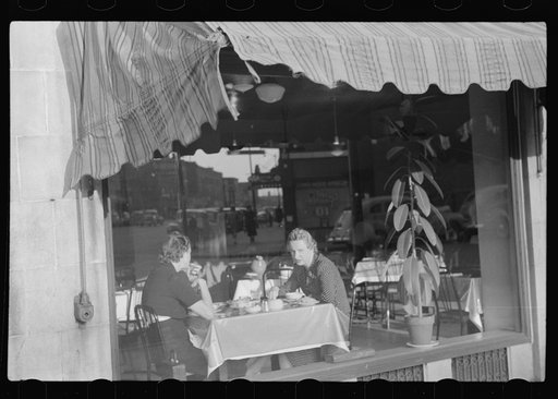 Untitled photo, possibly related to: Cafe, Benton Harbor, Michigan