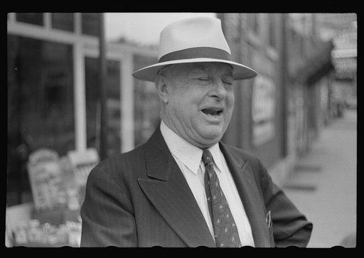 Man on the street, Benton Harbor, Michigan