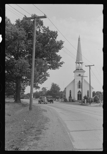 Untitled photo, possibly related to: Church near Sodus, Michigan