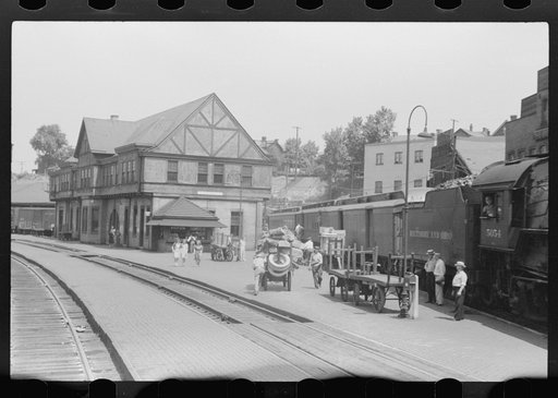 Railroad depot, Connellsville, Pennsylvania