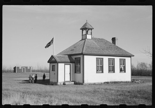 Rural school near Killarney, Canada (Manitoba)