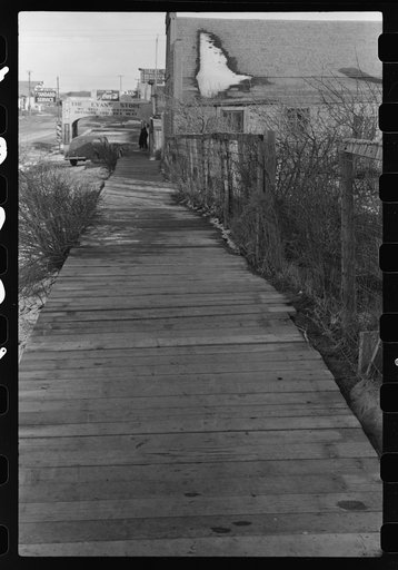 Boardwalk. Pine Ridge, South Dakota