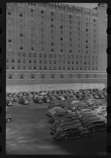 Untitled photo, possibly related to: Parking lot. Chicago, Illinois