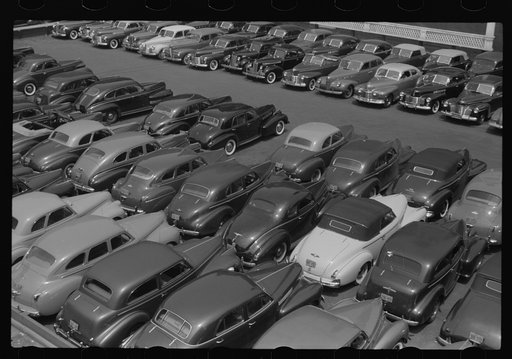 Parking lot. Chicago, Illinois