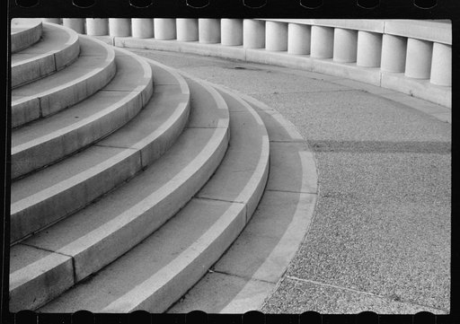 Stairs to bridge, Vincennes, Indiana