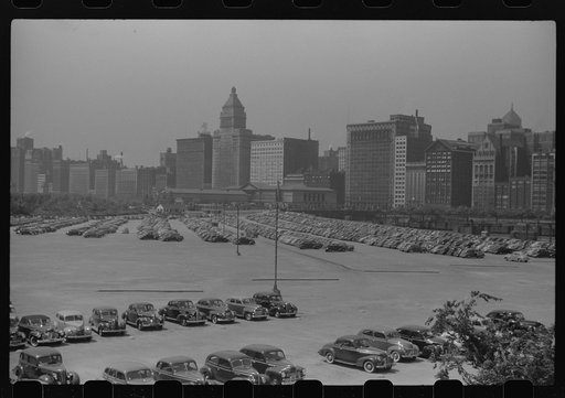 Parking lot. Chicago, Illinois