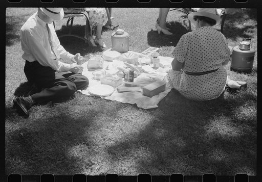 Untitled photo, possibly related to: Fourth of July picnic, Oconomowoc, Wisconsin