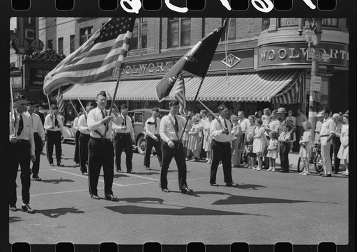 American Legion in Fourth of July parade, Watertown, Wisconsin