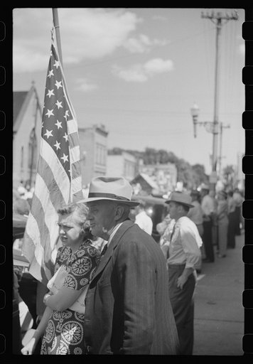 Untitled photo, possibly related to: American Legion in Fourth of July parade, Watertown, Wisconsin