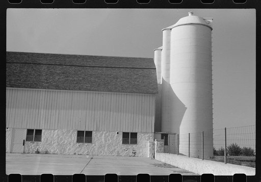 Untitled photo, possibly related to: Dairy farm, Fond du Lac County, Wisconsin