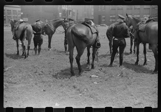 Untitled photo, possibly related to: Policemen, Chicago, Illinois