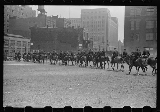 Chicago mounted police, Chicago, Illinois
