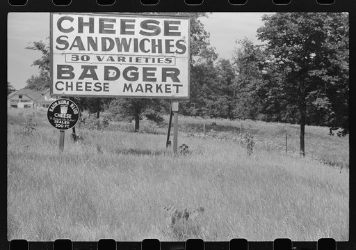 Signs on U.S. 41, Kenosha County, Wisconsin