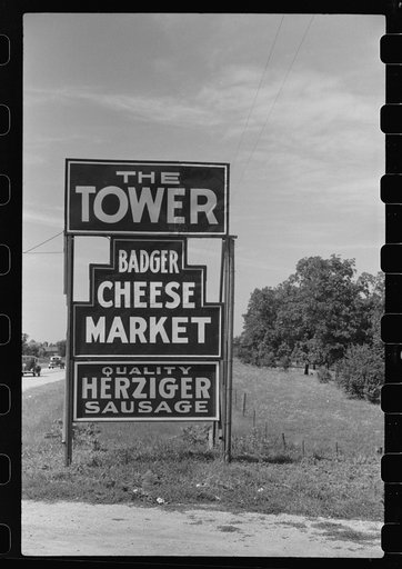 Signs on U.S. 41, Kenosha County, Wisconsin